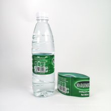 Transparent Color Shrink Sleeve PVC Shrink Wrap Labels For Mineral Water Bottles With Logo Printing